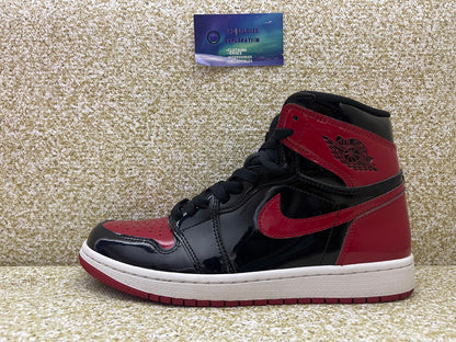 Jordan 1 Patent Bred 8.5 Men/10 Women “Preowned”