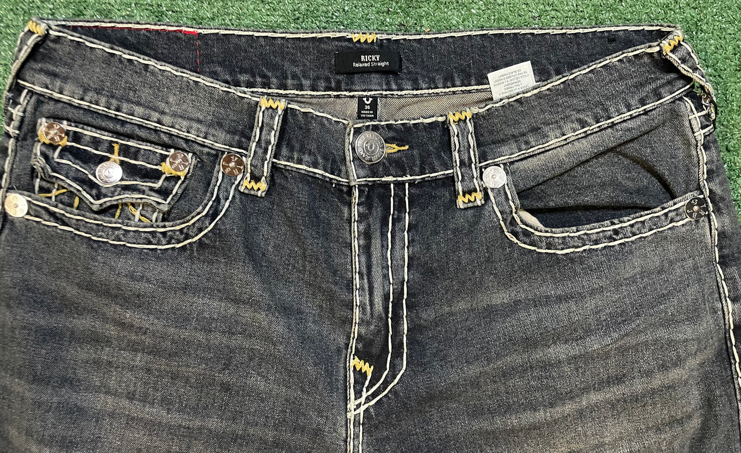 True Religion Ricky T dark wash jeans