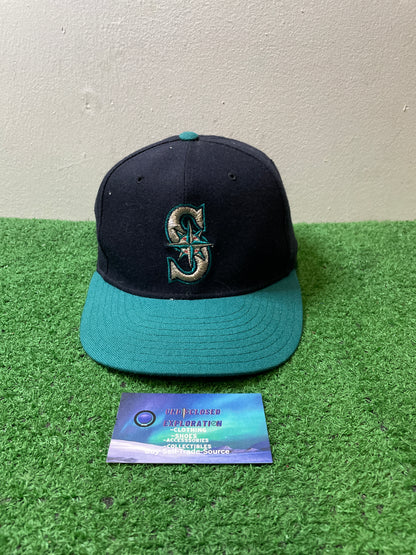 Vintage 1990s Seattle Mariners 5950 wool fitted hat