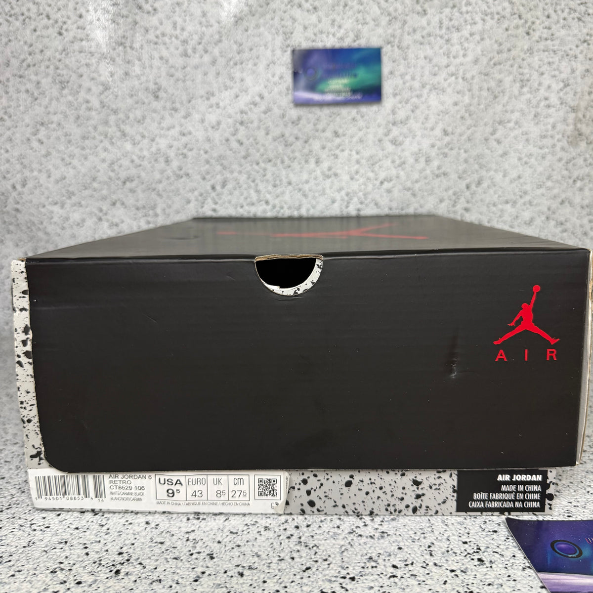 Jordan 6 Carmine 9.5 Men “Preowned”