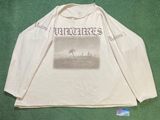 Kanye West vultures beige longsleeve