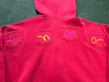 Hmdd X Gv Gallery lychee zip up hoodie