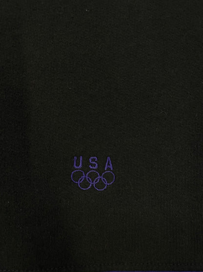 Vintage U.S.A Olympics black purple & grey zipup jacket