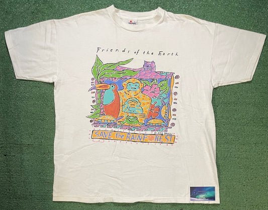Vintage 1990s Friends of the Earth Paul McCartney tour tee