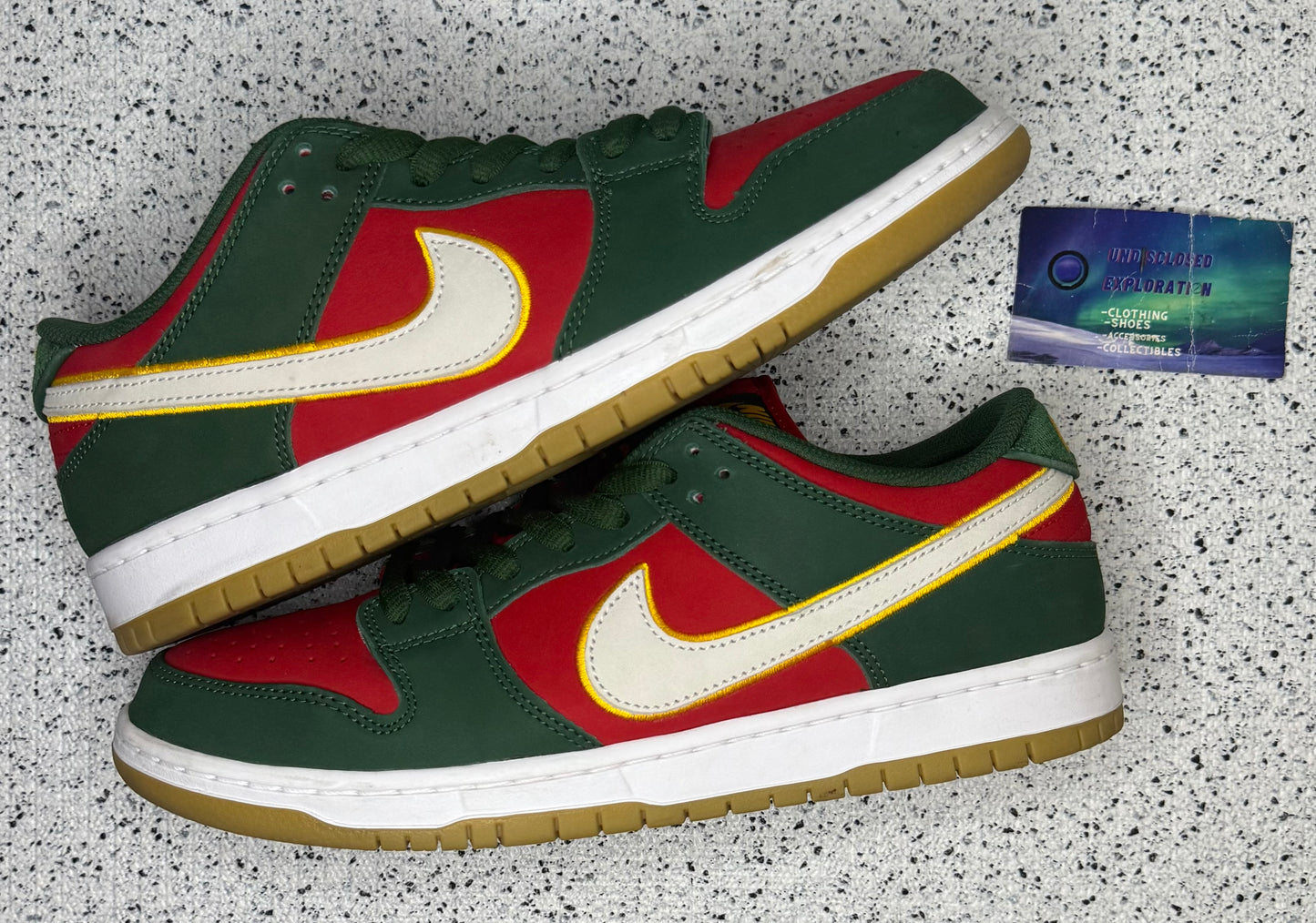 Nike SB Dunk Low Seattle SuperSonics 10 Men/11.5 Women “Preowned”