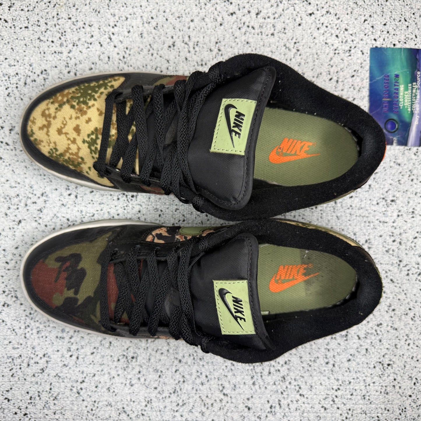 Nike Dunk Low Crazy Camo 9.5 Men “Preowned”