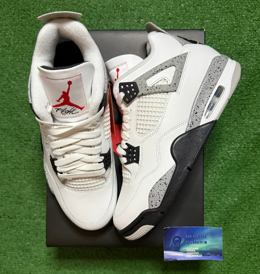 Jordan 4 White Cement