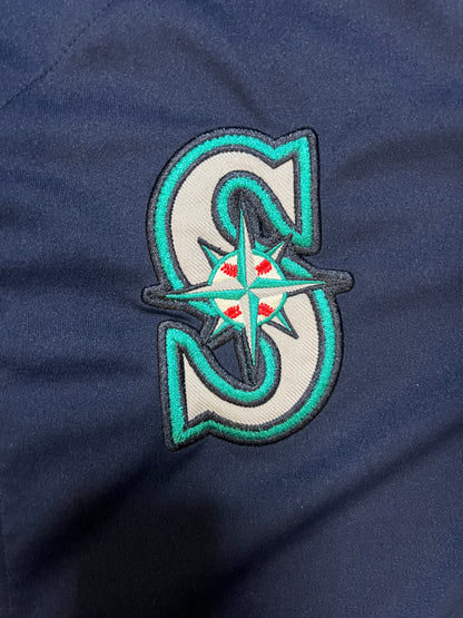 Seattle mariners American League patch blue and teal jersey
