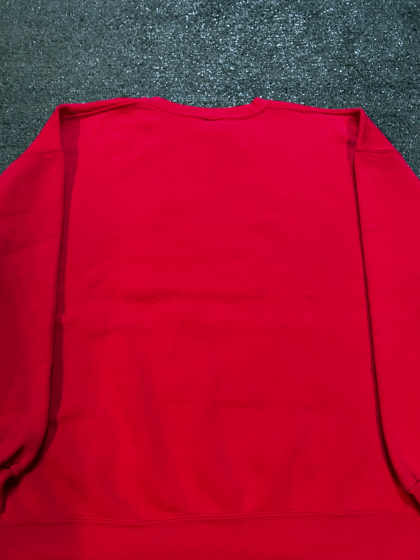 Vintage 1990s Rusell red blank crewneck