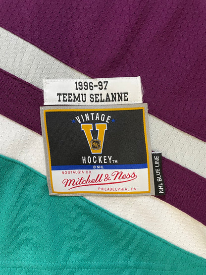 Mitchell & ness Anaheim Mighty Ducks Teemu Selanne #8 hockey jersey