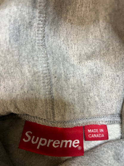 Supreme ruff Ryders grey embroidered hoodie