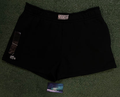 Lacoste embroidered  black shorts