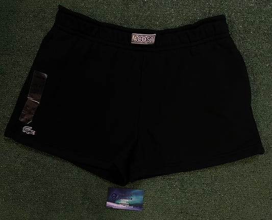 Lacoste embroidered  black shorts