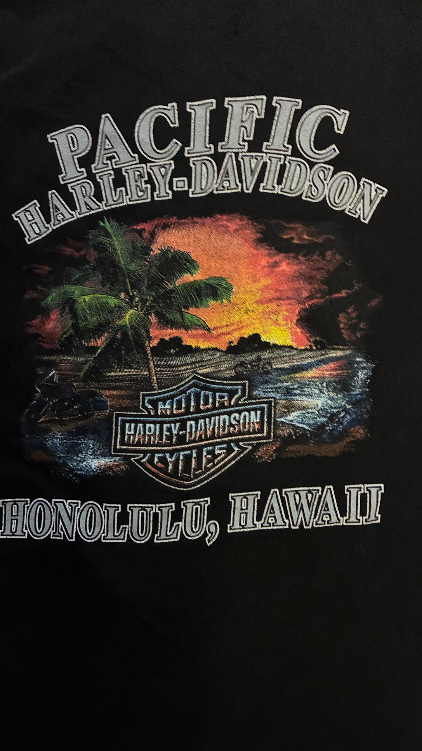 Harley Davidson Honolulu Hawaii tee