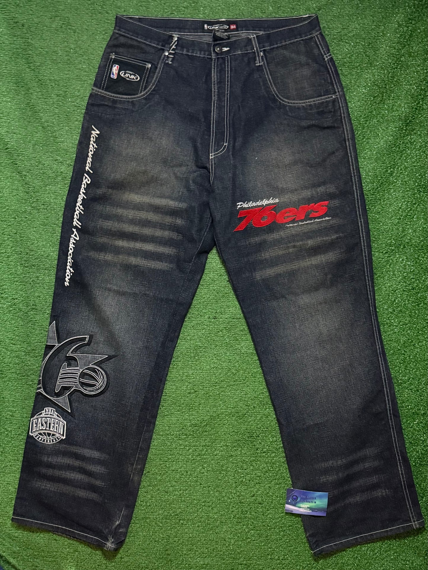 Vintage NBA Philadelphia 76ers Jeans