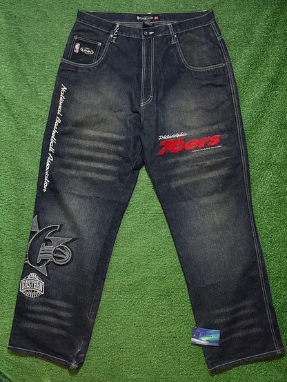 Vintage NBA Philadelphia 76ers Jeans