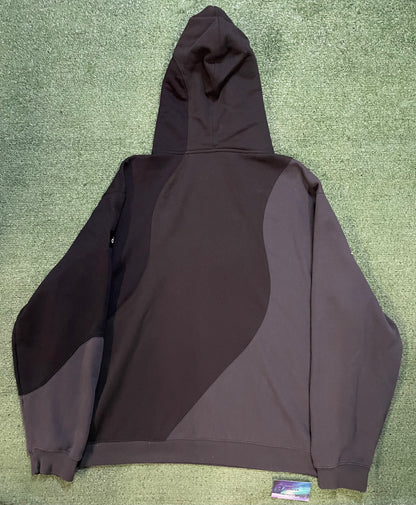 Alo make waves black and grey hoodie