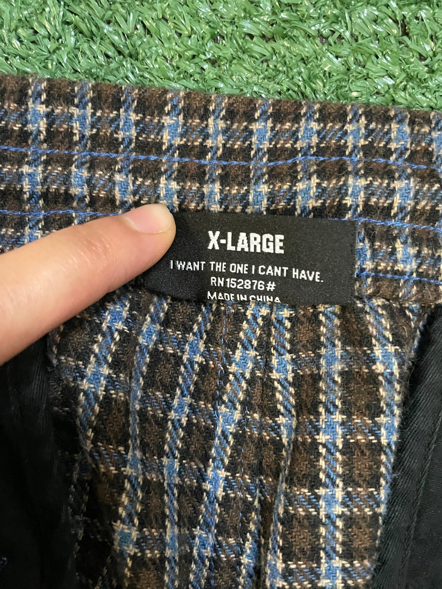 Pleasures plaid check pants