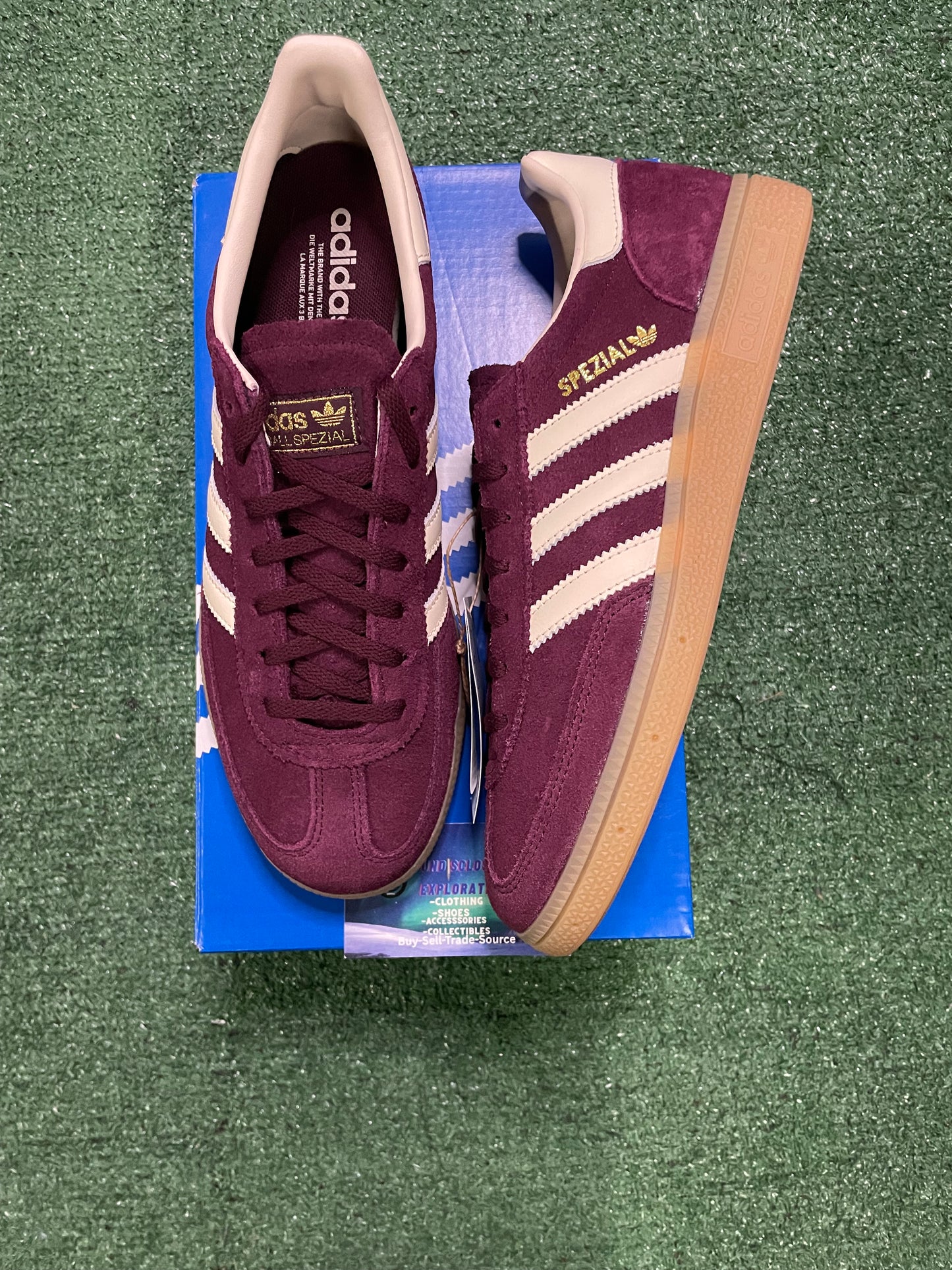 Adidas handball spezial maroon cream white