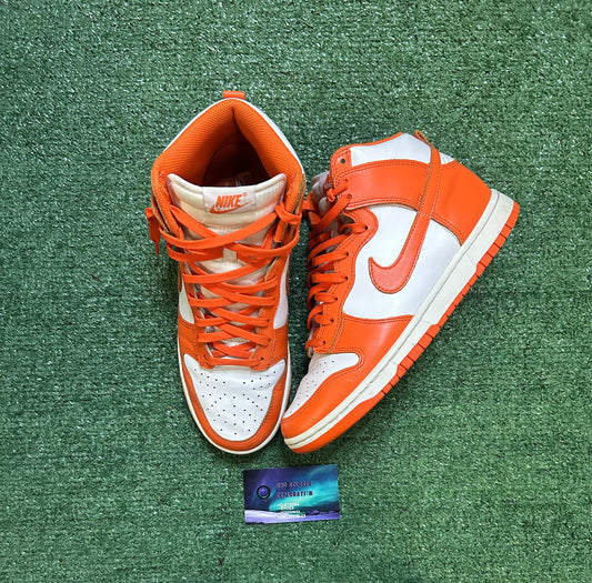 Nike dunk high Syracuse 2021 size 8.5men/10women
