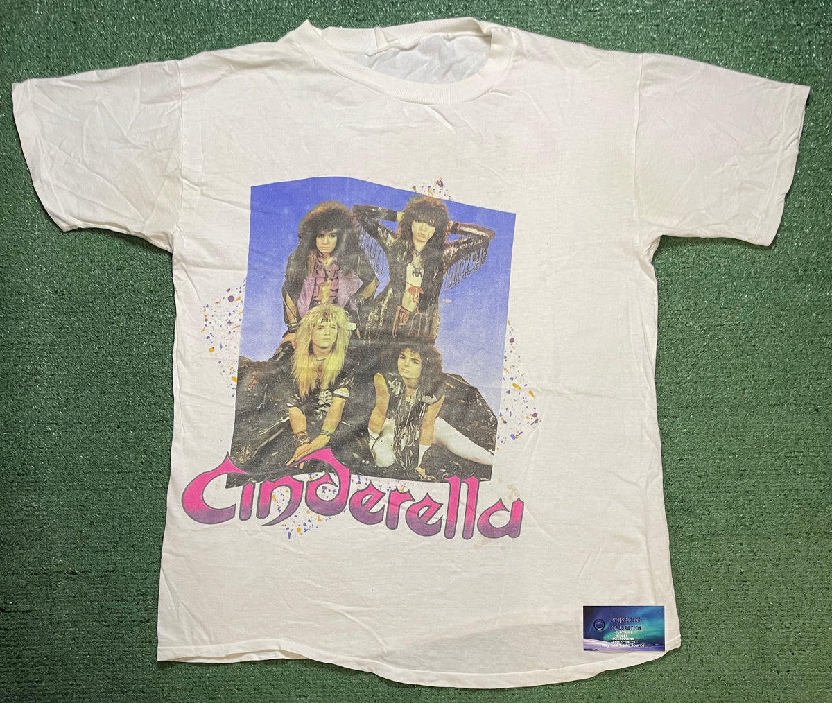 Vintage 1987 Cinderella night songs world tour tee