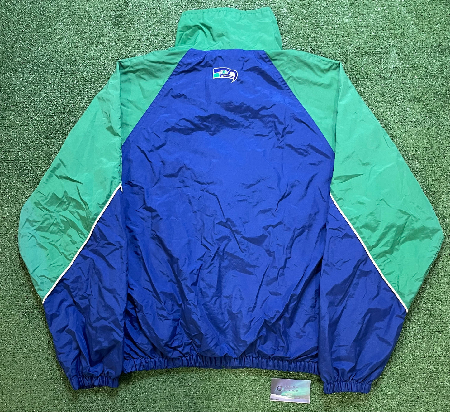 Vintage 1990s Seattle Seahawks windbreaker jacket