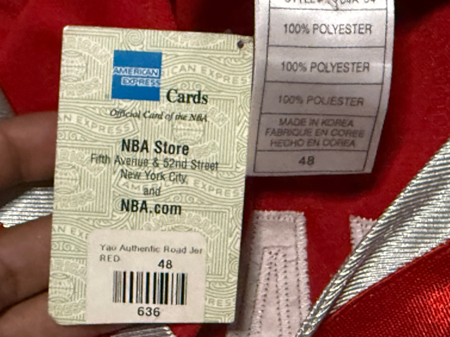 Yao Ming Rockets Authentic Cut Reebok Jersey