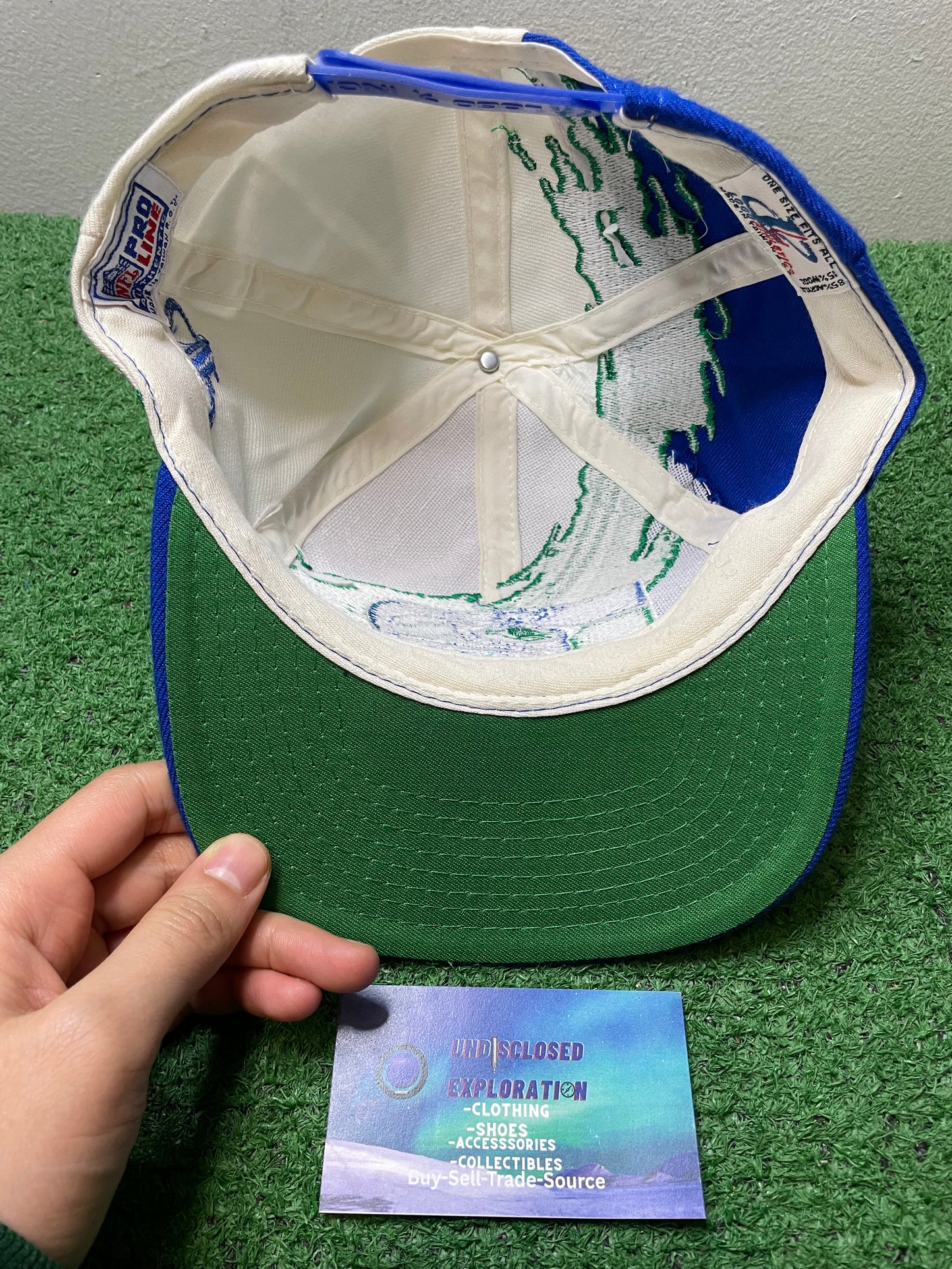 vintage 1990s Seattle Seahawks Logo Athletic Pro Line Splash hat