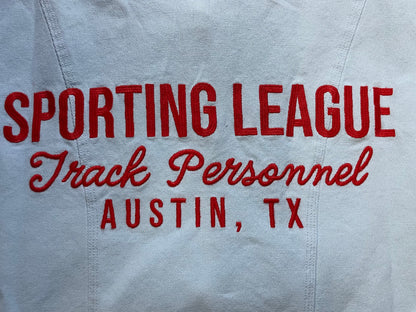 Sporting League baby blue embroidered zip up jacket