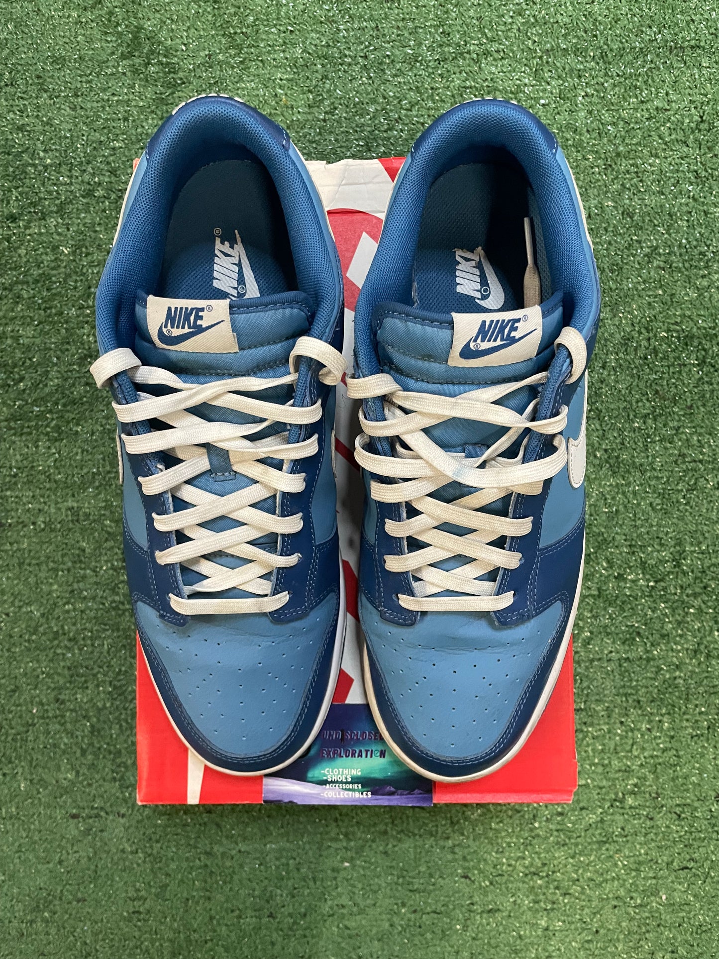 Nike Dunk low dark marina blue size 12men/13.5women