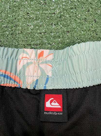 Quiksilver floral board shorts