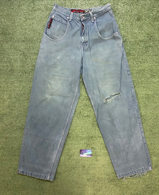 Vintage JNCO spy blue jeans