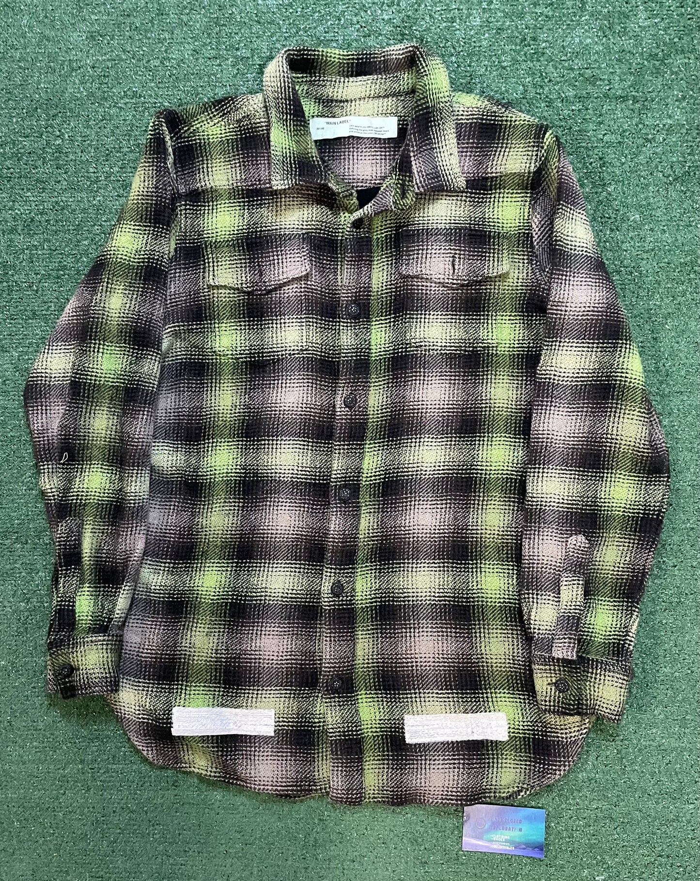 Off white Brushed Flannel