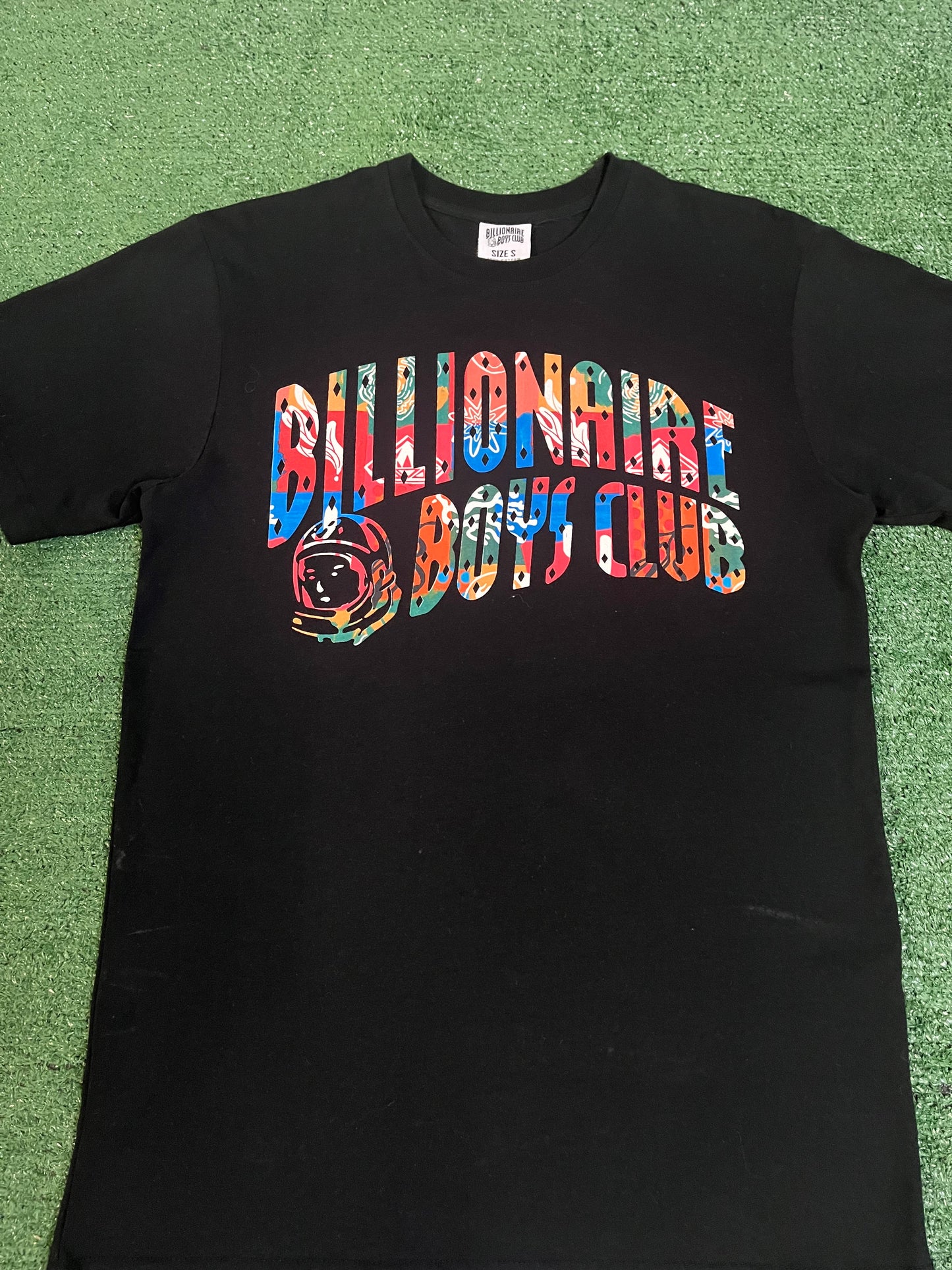 Billionaire boys club arch logo black tee