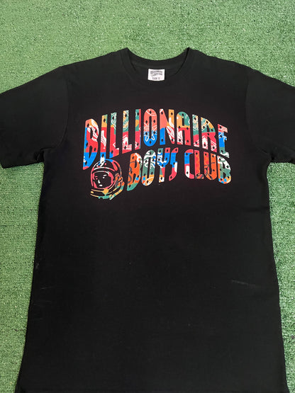 Billionaire boys club arch logo black tee