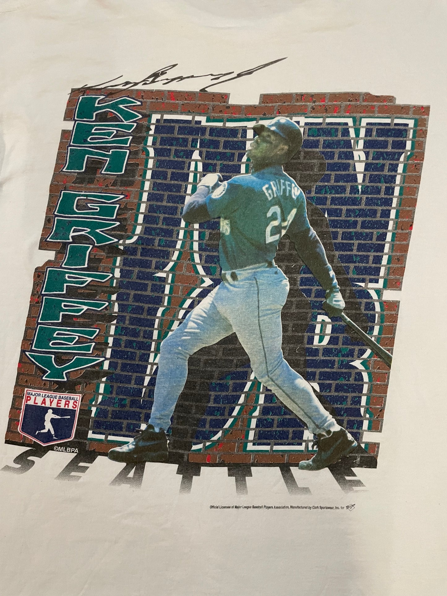 Vintage 1990s Ken Griffey player 24 tee