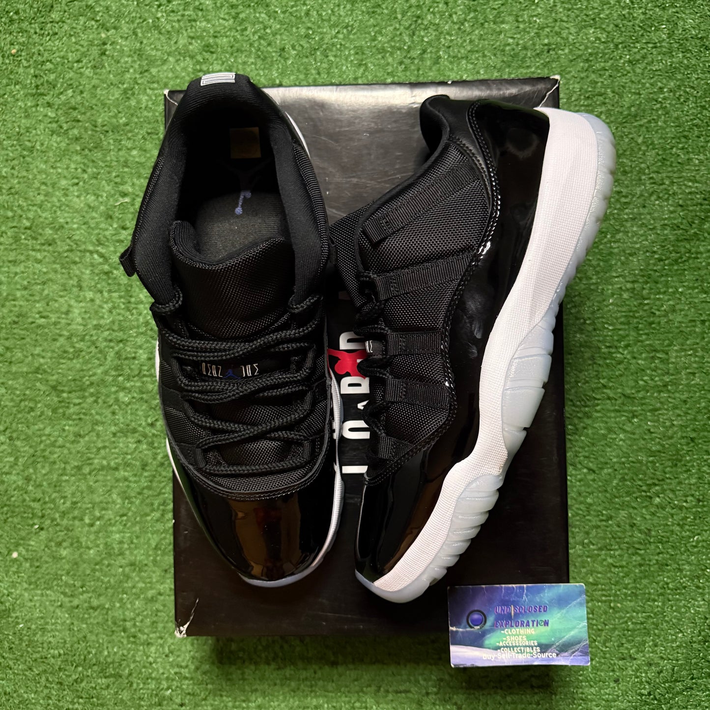 Jordan 11 Low Space Jam 10 Men “Preowned”