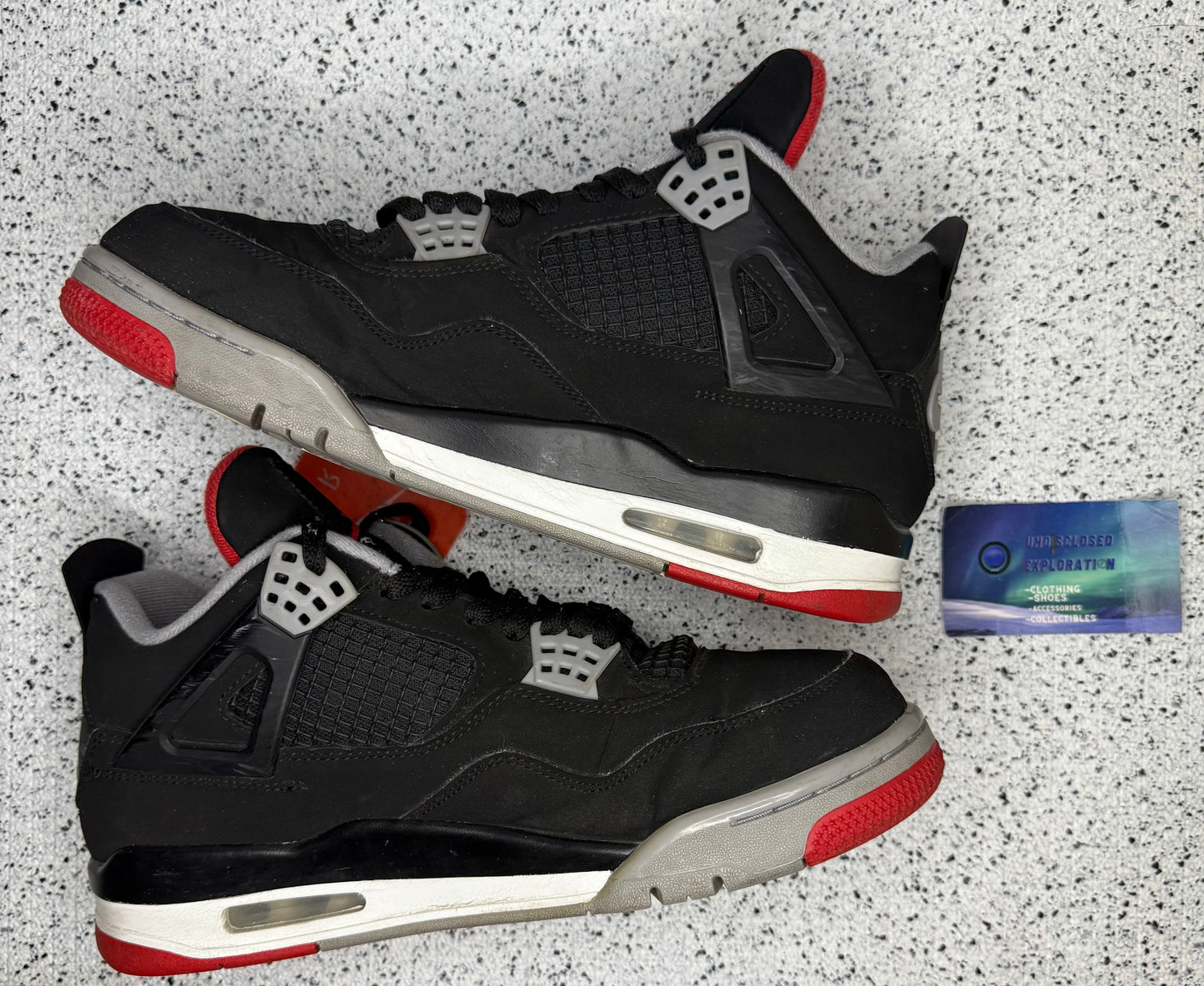 Jordan 4 Bred 2019 9 Men/10.5 Women “Preowned”