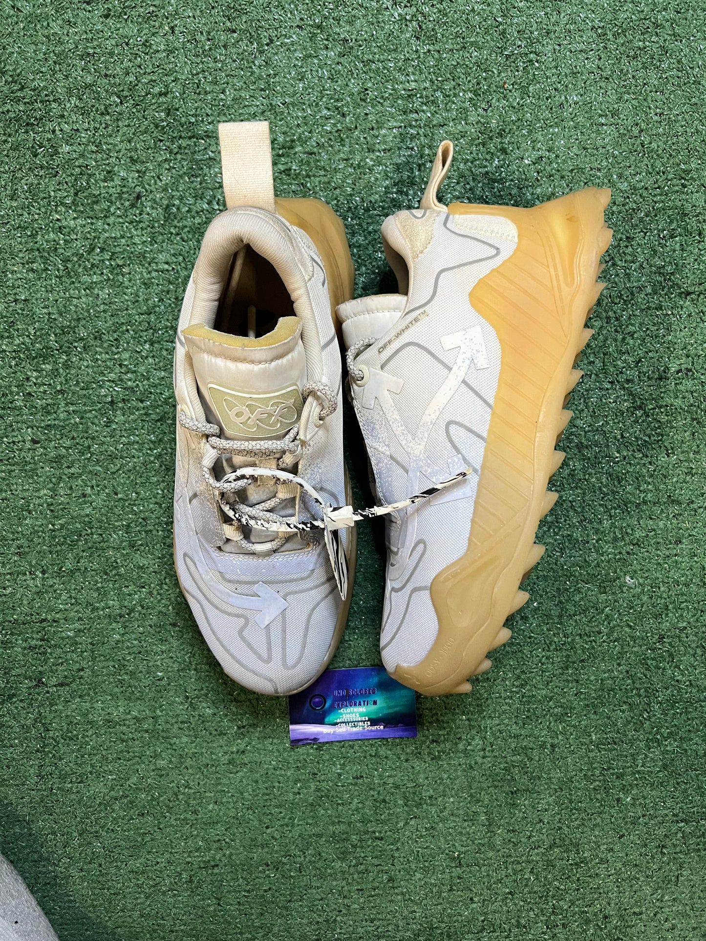 Off-White ODSY-1000 lilac beige size 10men/11.5women(EU 43)
