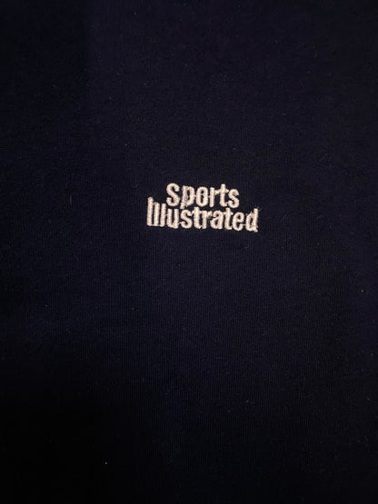 Vintage 1990s Sports Illustrated embroidered quarter zip up hoodie