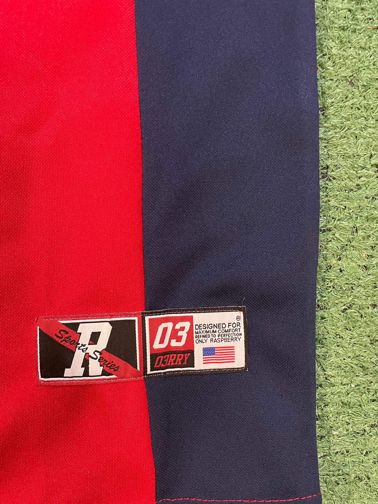 Gv Gallery Raspberry hills 03 red and navy blue summer jersey
