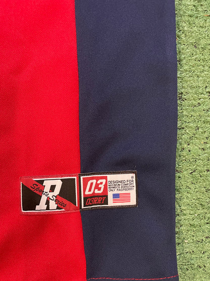 Gv Gallery Raspberry hills 03 red and navy blue summer jersey