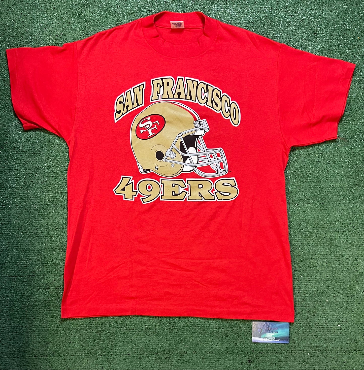 Vintage 1980s San Francisco 49ers red tee