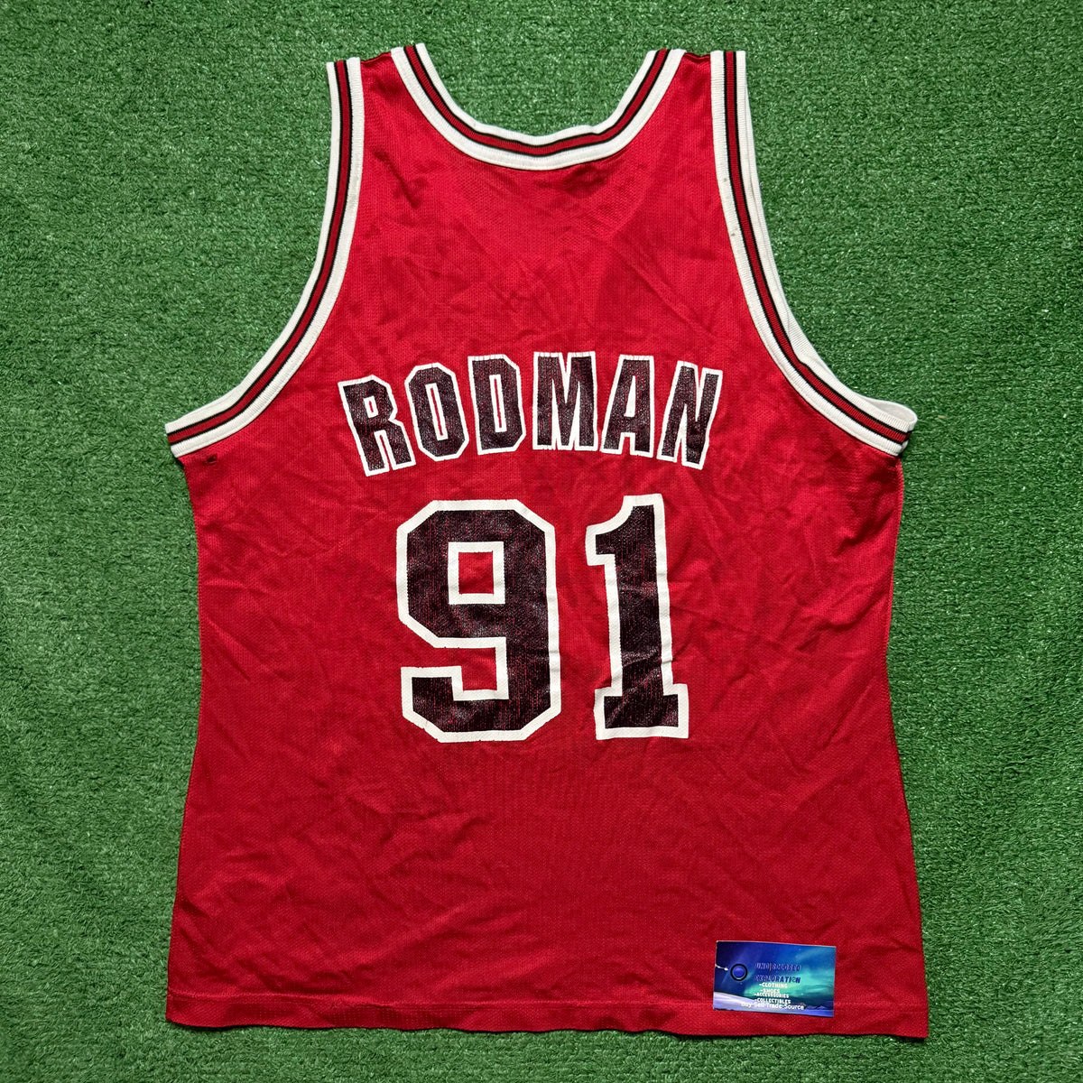 Vintage Dennis Rodman Chicago Bulls Champion Jersey
