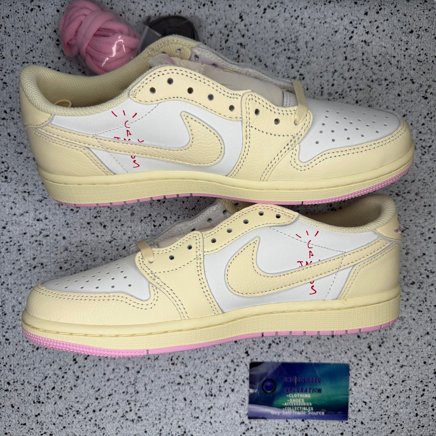 Jordan 1 Low Travis Scott Shy Pink