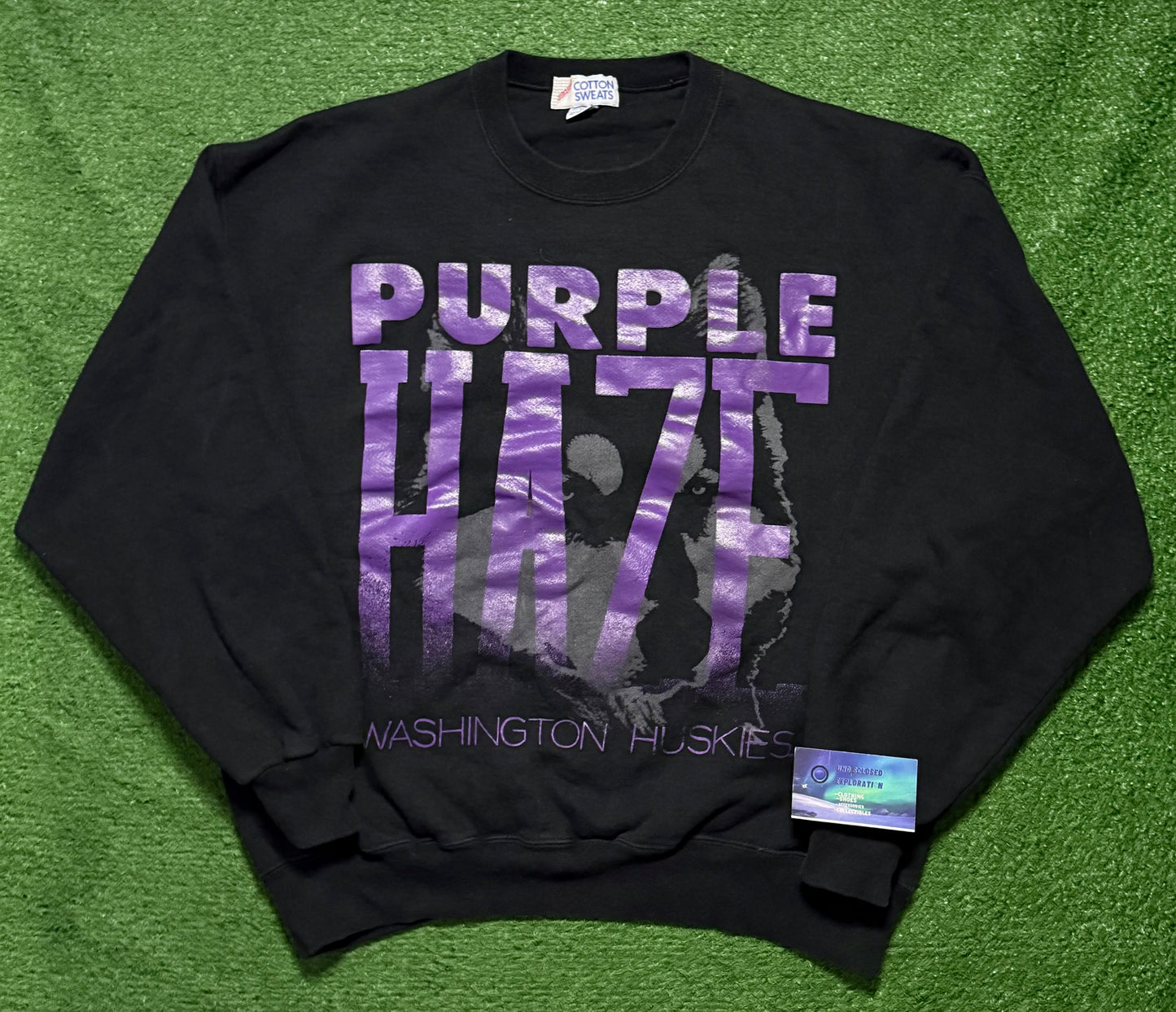 Vintage Washington Huskies Crewneck Purple Haze