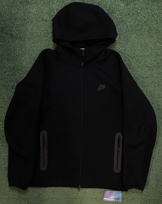 Nike tech fleece black hoodie