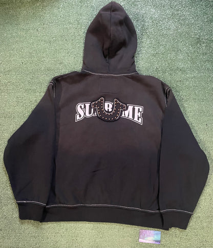 Supreme X True Religion black hoodie