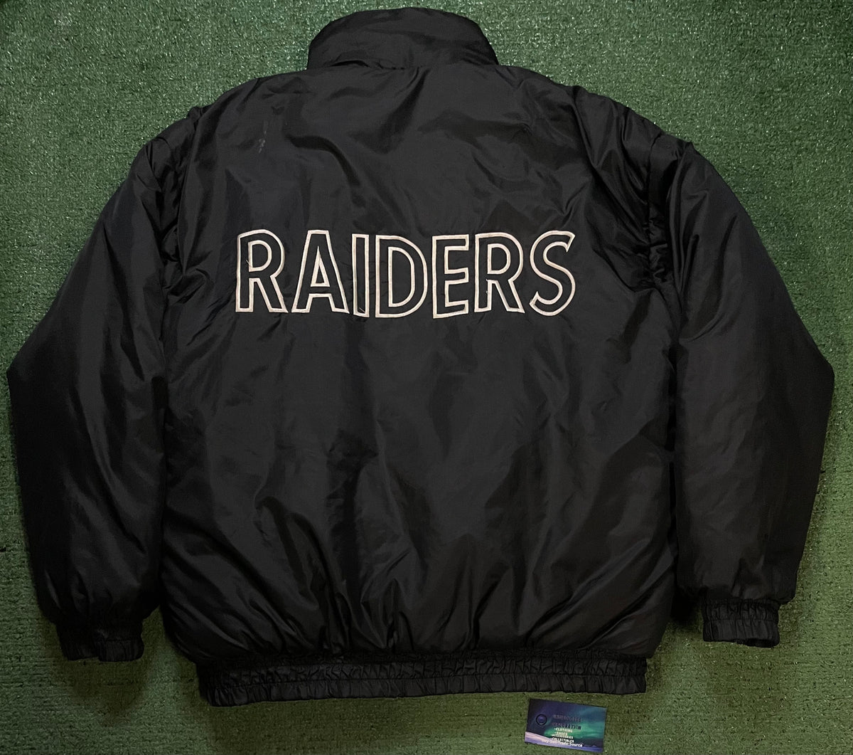 Vintage 1990s Reversible Oakland Raiders Jacket