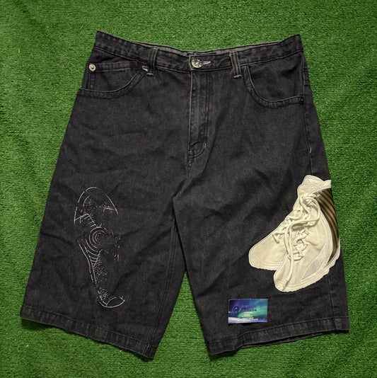 Vintage Raw Blue Jorts